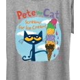 thumbnail image 3 of Pete The Cat - Screams For Ice Cream  - Women's Short Sleeve Graphic T-Shirt, 3 of 6