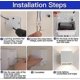 thumbnail image 5 of Outdoor Wall Lamp IP65 Waterproof Modern 12W White LED Wall Light Adjustable Lighting Angle, 5 of 5