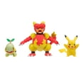 thumbnail image 3 of Pokemon Battle Figure 3 Pack - 2 inch Turtwig, Pikachu and 3 inch Magmar, 3 of 10