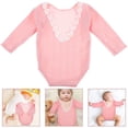thumbnail image 3 of KAKOWELY Conjunto de bebé niña, mono de manga larga, mono de fotografía para recién nacidos, ropa para niña pequeña, 3 of 4