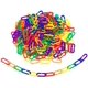 thumbnail image 1 of 200PCS Parrot Toy Hook Chain Bird Supplies $200PCS Hebilla de cadena de plástico Hebilla de cadena de juguete de masticar Hebilla de cadena abierta, 1 of 6