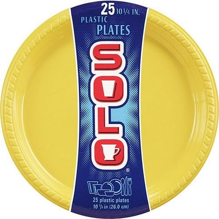 Solo 10 Inch Plate Yellow