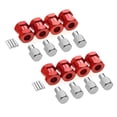 thumbnail image 1 of 2X Cubo Hexagonal de Rueda de Metal de Coche RC de 12 mm Acoplador de Extensión de 15 mm para AXIAL SCX10 D90 CC01 F350 1/10 RC Crawler-Rojo, 1 of 6