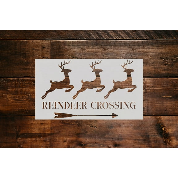 Reindeer Stencil (3"x6")