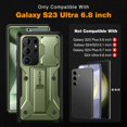 thumbnail image 2 of Funda de teléfono TONGATE para Samsung Galaxy S23 Ultra 6.8 pulgadas, color verde, 2 of 7