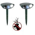 thumbnail image 1 of Ultrasonic Deer Repellent - 2-Pack - Solar Powered - Repels Deer in 48 Hours, 1 of 4