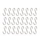 thumbnail image 1 of 200Pcs DIY Mini S-shaped Hooks Stainless Steel Hangers DIY Jewelry Accessory, 1 of 3