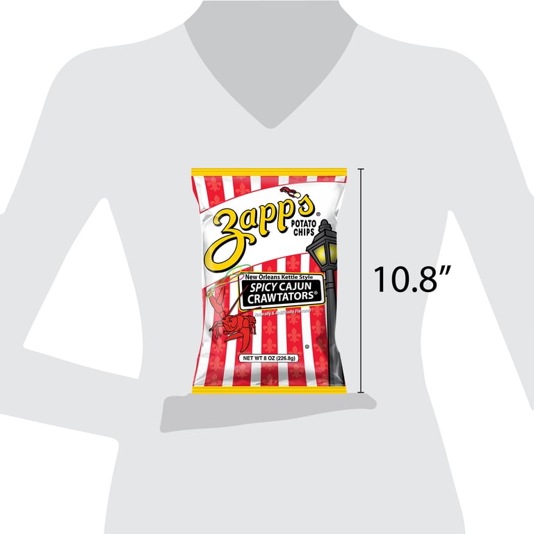 Zapp's Mardi Gras Spicy Cajun Crawtators New Orleans Kettle Style