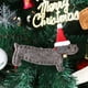 thumbnail image 4 of VOSAREA 4 piezas árbol de Navidad exquisitos adornos colgantes creativos colgantes en forma de perro Dachshund suministros de fiesta, 4 of 4