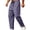 (Casual 42)Purple, variant on DayScoop Mens Pants Fashion Trousers Big & Tall Summer Casual Japanese Straight-Leg Mid Linen Cotton Cropped Breathable Plus Size Full Length Pants Plus Size