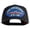 Black, variant on USS Yorktown CV 10 Blue Patched Solid Cotton Twill 5 panel Mesh Back Cap - Black OSFM