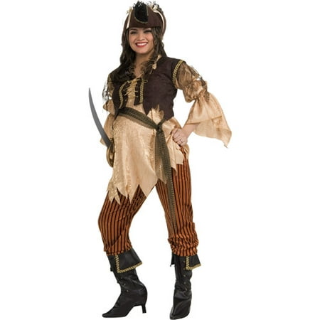 Maternity Pirate Queen Adult Halloween Costume - One