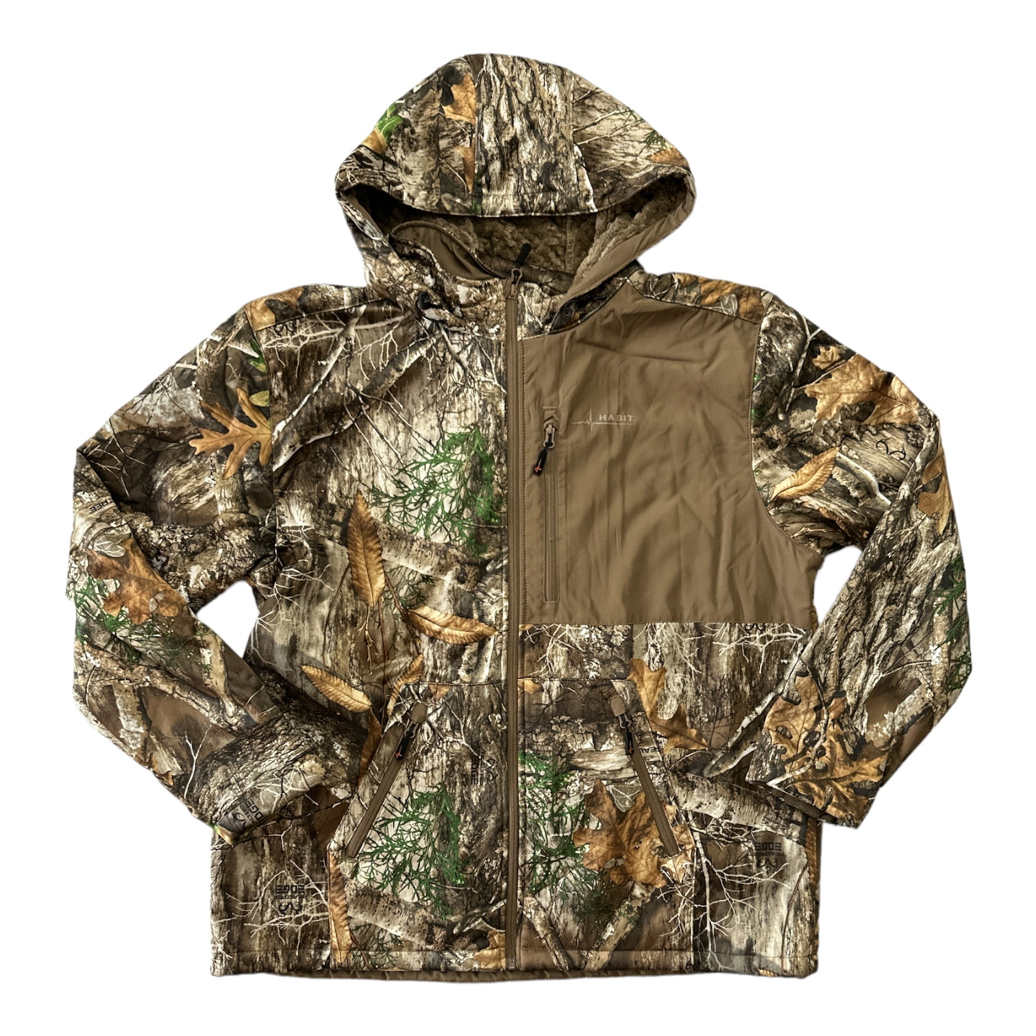 Habit Men's Water & Wind Resistant Iron Rock Hooded Sherpa Shell Jacket