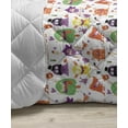 thumbnail image 3 of Alien Down Alternative Comforter, Galaxy Asteroid Astronaut UFO Spaceship Outer Space Themed Pattern, Microfiber Quilt for All Season, 5 Sizes, Multicolor, by Ambesonne, 3 of 3