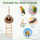 thumbnail image 5 of Nido de pájaro de cáscara de coco, cama de cría, nido y mordedura antipicoteo con fibra de coco natural, juguete para loros, periquitos, cacatúas, cot, 5 of 6