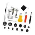 thumbnail image 2 of Juego de herramientas para prensar relojes, duradero, práctico y profesional. Kit de herramientas para reparación de relojes. 19 piezas, 2 of 8
