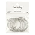 thumbnail image 2 of Round Rhodium Connectors by Bead Landing – 40mm Nickel-Free Iron Links for Bracelets - Necklaces & DIY Jewelry Making - 12 Pack, 2 of 2