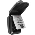 thumbnail image 1 of Key Lock Box with Push Button Wall Mounted Spare Key Storage Box Portable Combination Key Lock Box Weatherproof Safe Key Keeper Box for Home Realtors Landlord Property Management, 1 of 11