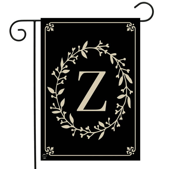 Briarwood Lane Classic Monogram Letter Z Garden Flag