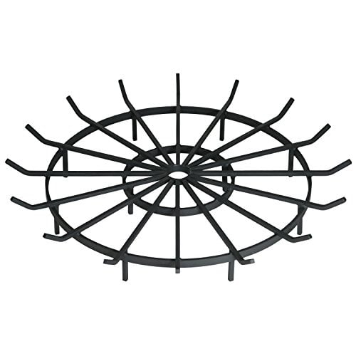 SteelFreak Wagon Wheel Firewood Grate for Fire Pit - Made in The USA (40 Inch)