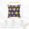 thumbnail image 4 of Bingfone Decorative Pillow Covers 16"X16" Cute Puffer Fish Couch Pillow Cases Modern Farmhouse Covers For Couch Sofa Bed, 4 of 9