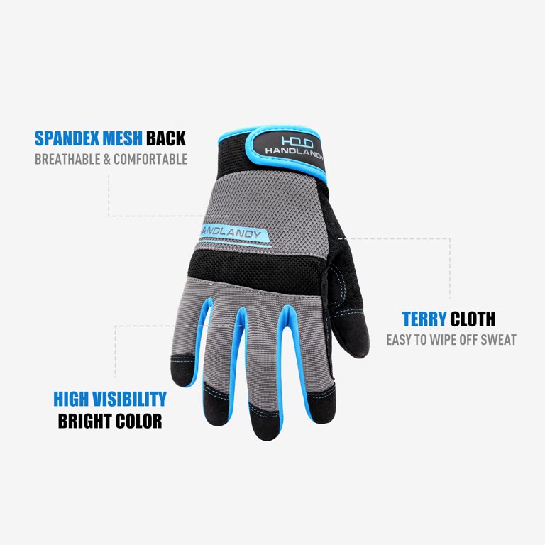 Utility Grip Work Gloves(Medium)