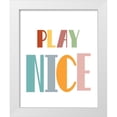 thumbnail image 1 of Murdock, Ramona 15x18 White Modern Wood Framed Museum Art Print Titled - Play Nice, 1 of 4