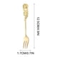 thumbnail image 5 of Cuchara y cucharilla de acero inoxidable, espátula de café, cucharas de postre para Navidad, regalos de cocina, decoración de mesa, espátula plegable, metal con diseño de rosas, para cocina,, 5 of 8