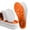 Orange, variant on 4D Cloud Insoles for Men Women, Super Soft Memory Foam with Arch Support and Shock Absorption, Cushioned Comfort Fit, Ideal for Walking Running Work Shoes Daily Use