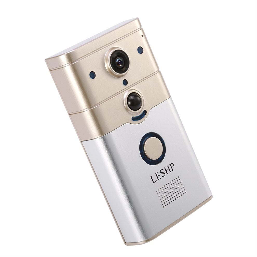 LESHP Wireless Remote Control Electronic Visible HD 720P Wi-Fi Smart  Doorbell