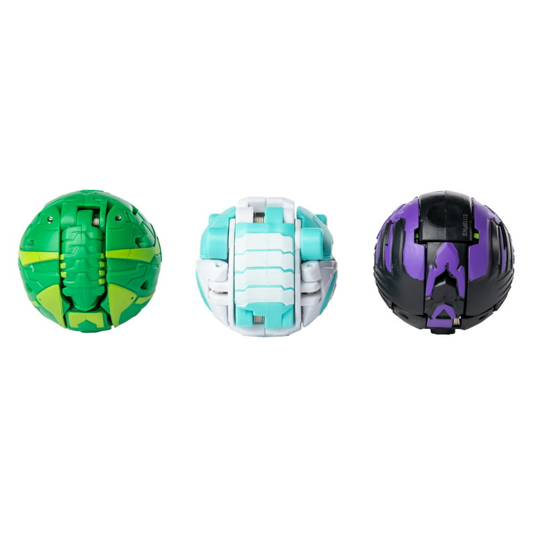 Bakugan Starter Pack 3-Pack, Haos Nillious, Collectible Action Figures, for  Ages 6 and Up