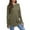 2# Army Green, variant on Jersey Shirts with Thumb Holes Women Long Sleeve Cozy Oversized Long Tunics or Tops to Wear with Leggings Army Green M