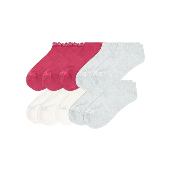 Reebok Women’s Ruffle Low Cut Socks, 10 Pack, Size 4-10