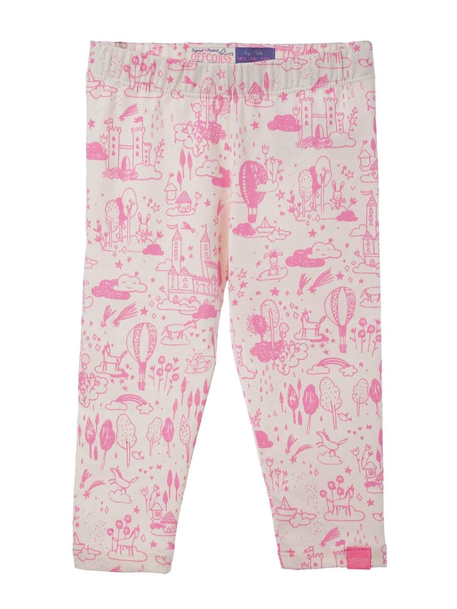 patterned cotton leggings