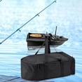 thumbnail image 6 of Dualoai Fishing Tackle Bag Portable Fishing Rod Bag for Boat Camping Enthusiast Black, 6 of 9