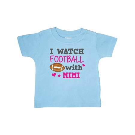 

Inktastic I Watch Football with My Mimi Gift Baby Girl T-Shirt