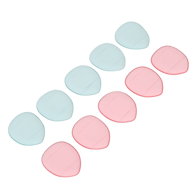 Finger Powder Puff, elástico 10pcs Herramienta Cosmética de Maquillaje para el Dado de la Piel para viajar en el HOGAR PARUJERES