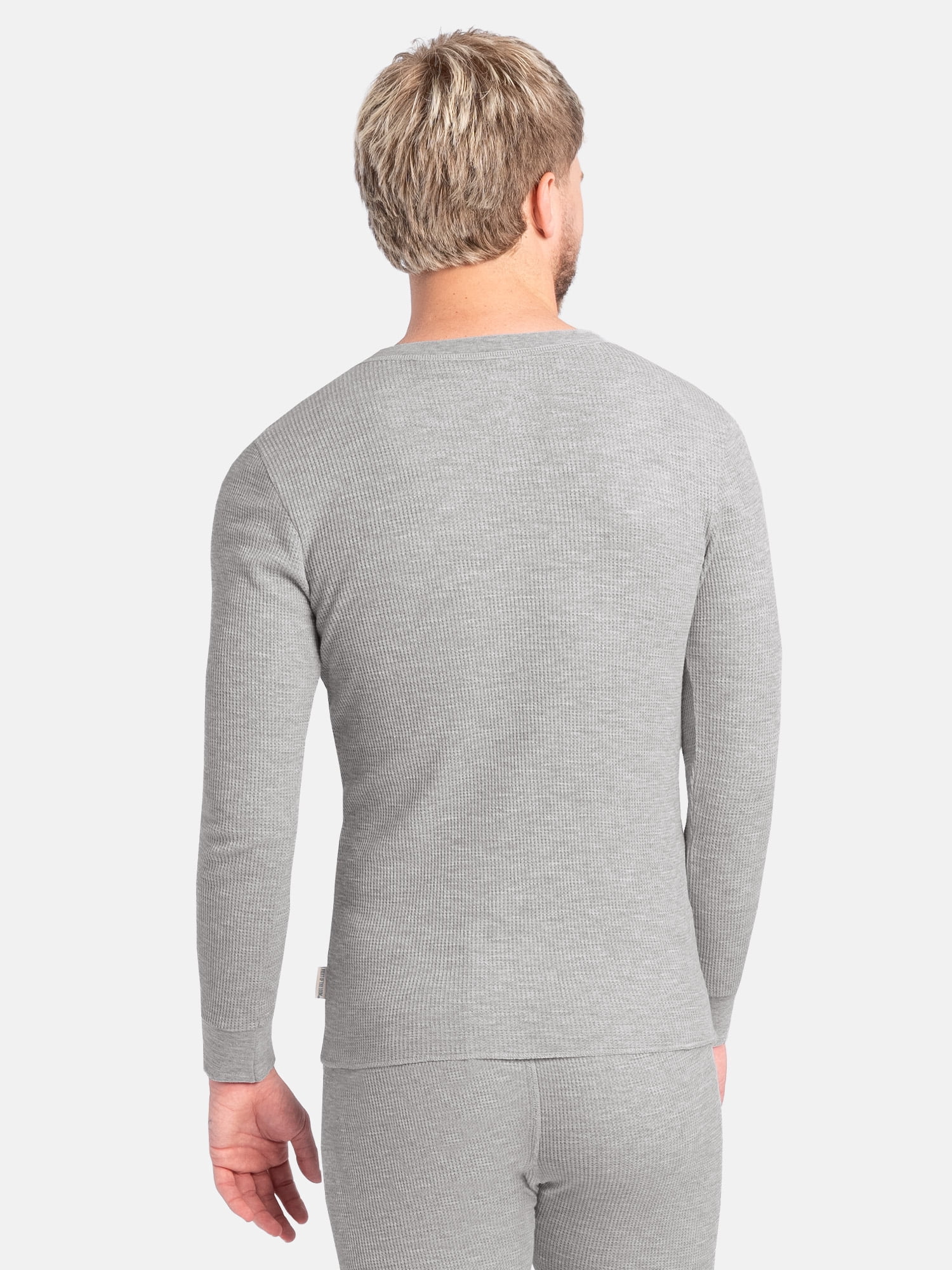 Fruit of the Loom Men's Slub Waffle Thermal Underwear Crew Top, Sizes S-5XL