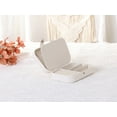 thumbnail image 5 of REGALWOVEN Travel Accessory Box, Small PU Leather Accessory Organizer Case Storage Display Holder for Women Gifts White, 5 of 7