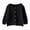 Black, variant on Coerni Girls and Toddlers' Uniform Slim Fit Crewneck Cardigan Sweater Long Sleeve Button Front Closure Cable Lace Jacket Cut Coat