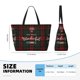 thumbnail image 4 of Fotbe Wonderful Time Christmas Bolsa de Viaje para Playa - Resistente al Agua, Bolsa Tote de Gran Capacidad y Ligera con 7 Bolsillos para Mujeres y Hombres, 4 of 7