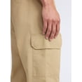 thumbnail image 4 of Free Assembly Men's Cotton Cargo Pants, Sizes XS-3XL, 4 of 5