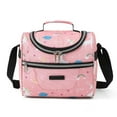 thumbnail image 5 of New Cartoon Printing Tote Cooler Lunch Bags Portable Outdoor Picnic Office School Insulation Bag with Shoulder Strap, 5 of 6