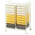 thumbnail image 4 of Topbuy 20-Drawer Rolling Trolley Mobile Storage Cart Tools Scrapbook Paper Organizer, 4 of 6