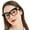 LH5133X-Brown, variant on MARE AZZURO Cat Eye Reading Glasses Women Oversized Readers 1.0 1.25 to 6.0 (4 Colors Available) with Flexible Spring Hinge, Polycarbonate Lens