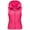 Hot Pink, variant on Baqcunre Puffy Vests for Women with Hood, Women's Casual Solid Color Vest Zipper Loose Sleeveless Jacket Hooded Vest Coat with Pockets 1 Pc Vest Black L