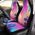 thumbnail image 2 of Juego de 2 fundas para asiento ABPHQTO Graffiti Geometría Retro Vintage 80S 90S, 2 of 4