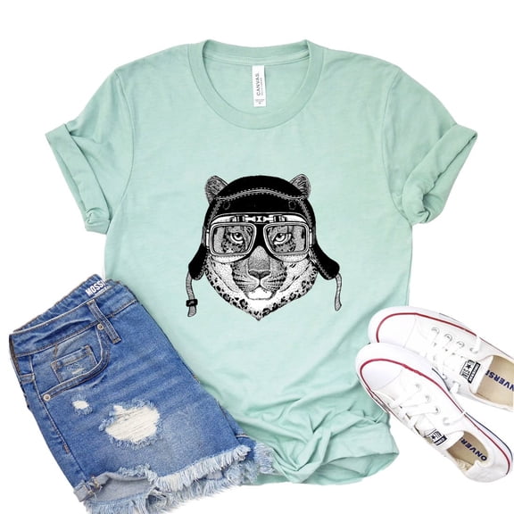 Tiger T-shirt Animal Lover Top Women's Wildlife Tee Majestic Cat Tshirt Camping Shirt Tiger Pride Gift Bengal Tiger Shirts