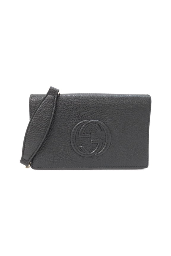 Pre-Owned Gucci 598211 A7M0G Chain Wallet