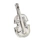 thumbnail image 1 of Escultura de violín BLESIY Figura de escritorio decorativa plata, 1 of 7